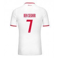 AS Monaco Eliesse Ben Seghir #7 Domaci Dres 2024-25 Kratak Rukav